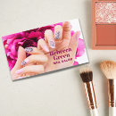 Recherche de ongles de manucure cartes visite Manicuriste