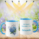 Recherche de hortensias bleus tasses Élégant