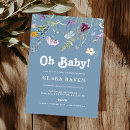 Recherche de sky baby shower invitations Bleu