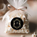 Recherche de rose baroque autocollants Noir