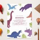 Recherche de dino invitations Préhistorique
