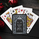 Recherche de gothique jeux de cartes Monogramme