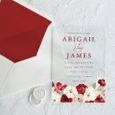 Recherche de amour romantique invitations Rouge