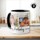 Recherche de papa joyeux anniversaire tasses Collage photo