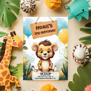 Recherche de vierge et enfant invitations D'anniversaire safari