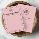 Suche nach rosé visitenkarten Minimalistisch