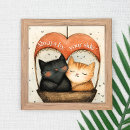 Suche nach wärme liebes poster Katze