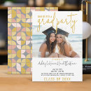 Recherche de 2 graduates graduation invitations Diplômé