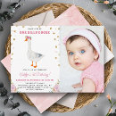 Recherche de petite fille anniversaire invitations Une oie stupide