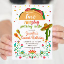 Recherche de taco twosday invitations Fête