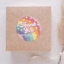 Recherche de retro rainbow autocollants Merci