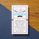 Recherche de moustache rose invitations Bleu ou rose
