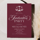 Recherche de burgundy graduation invitations Chic