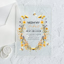 Recherche de maman à être invitations Boho rustique moderne