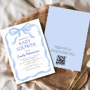 Recherche de ribbon baby shower invitations Aquarelle