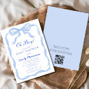 Recherche de ribbon baby shower invitations Aquarelle
