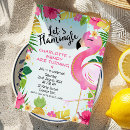 Recherche de flamant anniversaire invitations Tropical