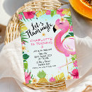 Recherche de pink flamingo invitations Rose