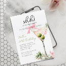 Recherche de verre martini invitations Aquarelle