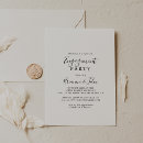 Recherche de fidélité invitations Parti d'engagement rustique