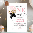 Recherche de pink balloon invitations Girl