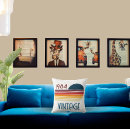 Recherche de couleur primaire coussins Rétro