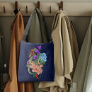 Recherche de floral bleu et vert sacs Botanique