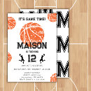 Suche nach basketball birthday einladungen Modern