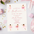 Recherche de ballerina maternité invitations Baby