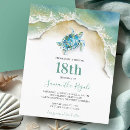 Recherche de tropical 11x14 anniversaire invitations Aquarelle