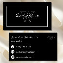 Recherche de ovales cartes visite Monogramme