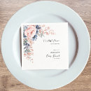 Recherche de bleu indigo serviettes Floral