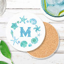 Recherche de coquillage dessous de verres Monogrammé