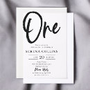 Recherche de modern 1ans anniversaire invitations Minimaliste