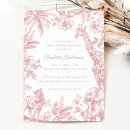 Recherche de pink toile invitations Élégant