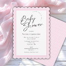 Recherche de girly baby shower invitations Mignon