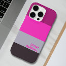 Recherche de pourpre foncé iphone coques Monogramme