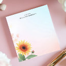 Suche nach sonnenblumen notizblock Personalisiert