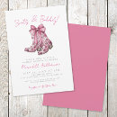 Recherche de cowboy boot bridal shower invitations Pour elle