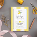 Recherche de lemon bridal shower invitations Moderne