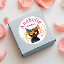 Recherche de chat orange autocollants Fête d'anniversaire pour enfant