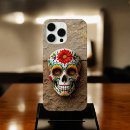Recherche de crâne de sucre iphone coques Couleurs vives