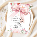 Recherche de pink bow invitations Élégant