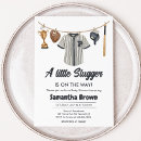 Recherche de little slugger baby shower invitations Pour tous