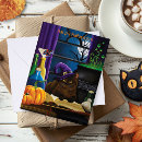 Suche nach halloweens karten Katze