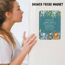 Recherche de baby magnets Baby shower safari
