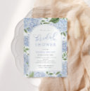 Recherche de hortensias bleus invitations Bride