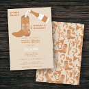 Recherche de cowgirl bridal shower invitations Fer à cheval