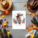 Recherche de cowgirl remerciements cartes Baby shower