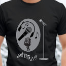 Recherche de de musique tshirts Microphone